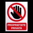 indicatoare pentru proprietatile private